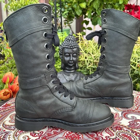 Dr. Martens Mirage Floral Triumph 1914 Tall Boots - Picture 13 of 17